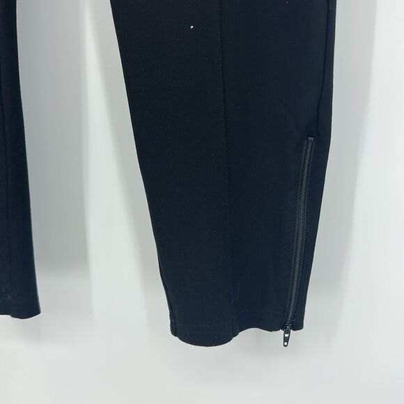Betabrand Black Ponte Pants Zippered Ankles Sz XL - Picture 3 of 7